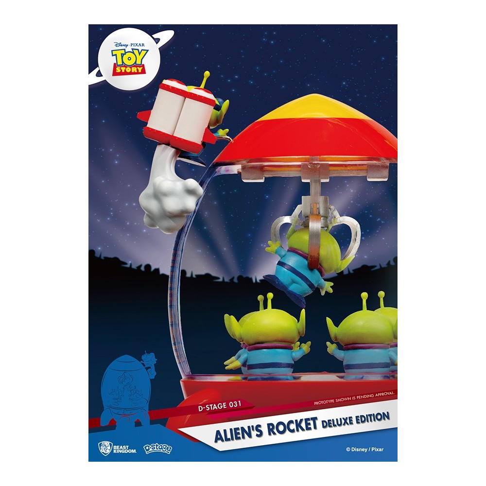 TOY STORY ALIEN ROCKET DLX D-STAGE 031 STATUE FIGURE DIORAMA BEAST KINGDOM