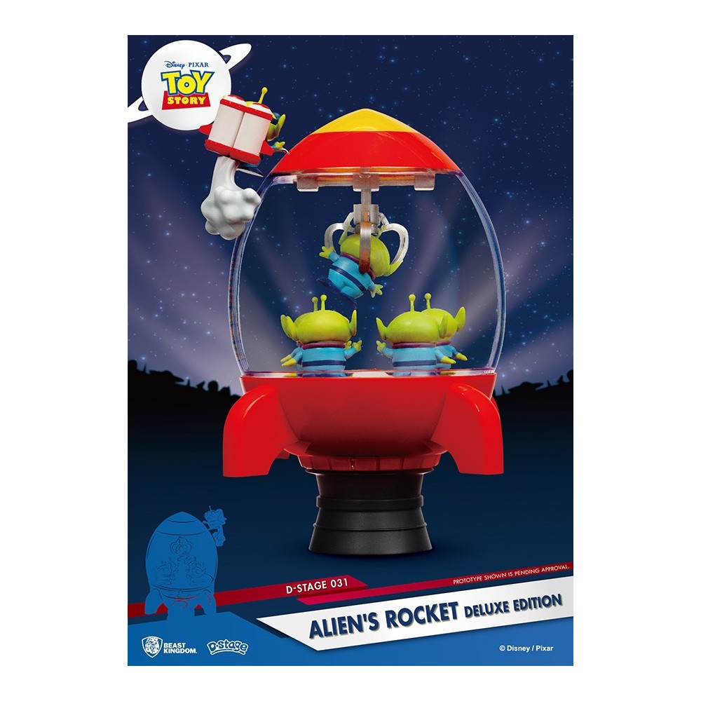 TOY STORY ALIEN ROCKET DLX D-STAGE 031 STATUE FIGURE DIORAMA BEAST KINGDOM