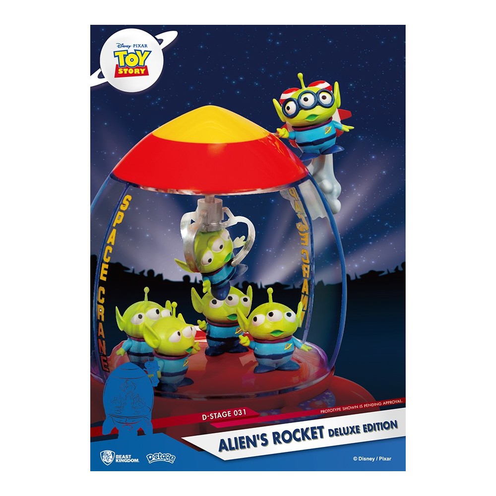 TOY STORY ALIEN ROCKET DLX D-STAGE 031 STATUE FIGURE DIORAMA BEAST KINGDOM
