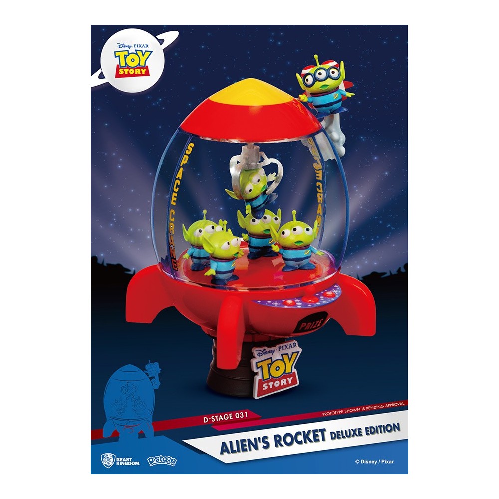 TOY STORY ALIEN ROCKET DLX D-STAGE 031 STATUE FIGURE DIORAMA BEAST KINGDOM