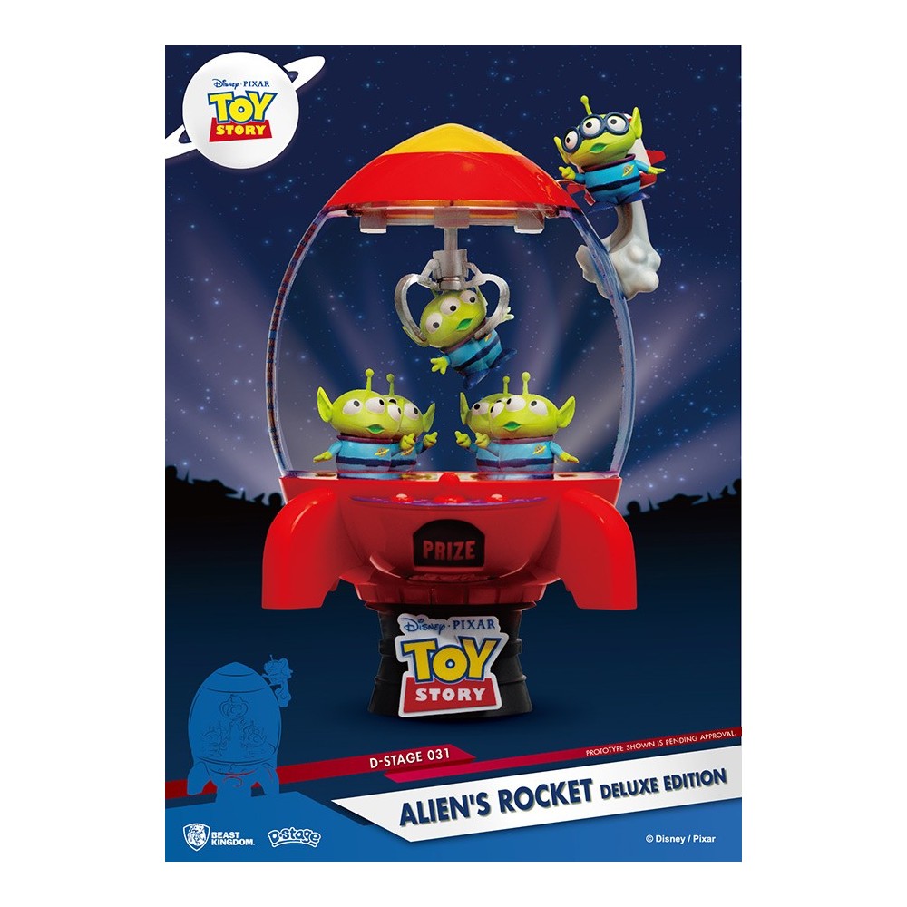 TOY STORY ALIEN ROCKET DLX D-STAGE 031 STATUE FIGURE DIORAMA BEAST KINGDOM