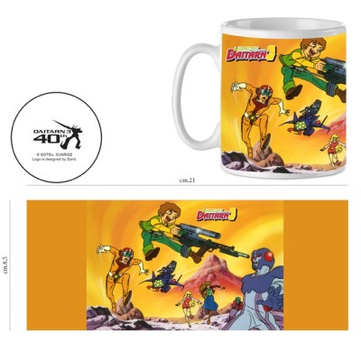 DAITARN 3 TOPPI FIGHT CERAMIC MUG TAZZA IN CERAMICA INFINITE STATUE