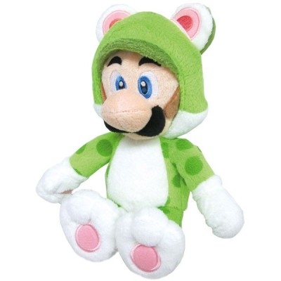 PUPAZZO PELUCHE SUPER MARIO - LUIGI GATTO
