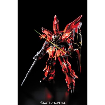 MASTER GRADE MG MSN-06S SINANJU VER KA TITANIUM FINISH 1/100 MODEL KIT BANDAI