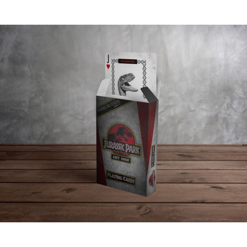 FANATTIK JURASSIC PARK PLAYING CARDS GIFT SHOP MAZZO DI CARTE