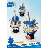 DISNEY DONALD DUCK'S BOAT D-STAGE 029 PAPERINO STATUE FIGURE DIORAMA BEAST KINGDOM