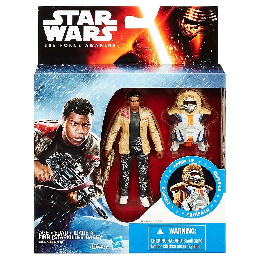 STAR WARS - ARMOR UP FINN (BASE STARKILLER) ACTION FIGURE HASBRO