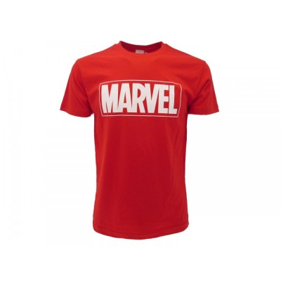 MAGLIA T SHIRT MARVEL LOGO ROSSA