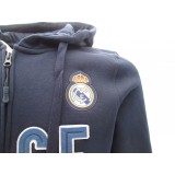 FELPA HOODIE ZIP UFFICIALE REAL MADRID RMCF