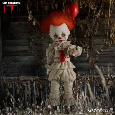 LIVING DEAD DOLLS LDD IT 2017 PENNYWISE ACTION FIGURE MEZCO TOYS
