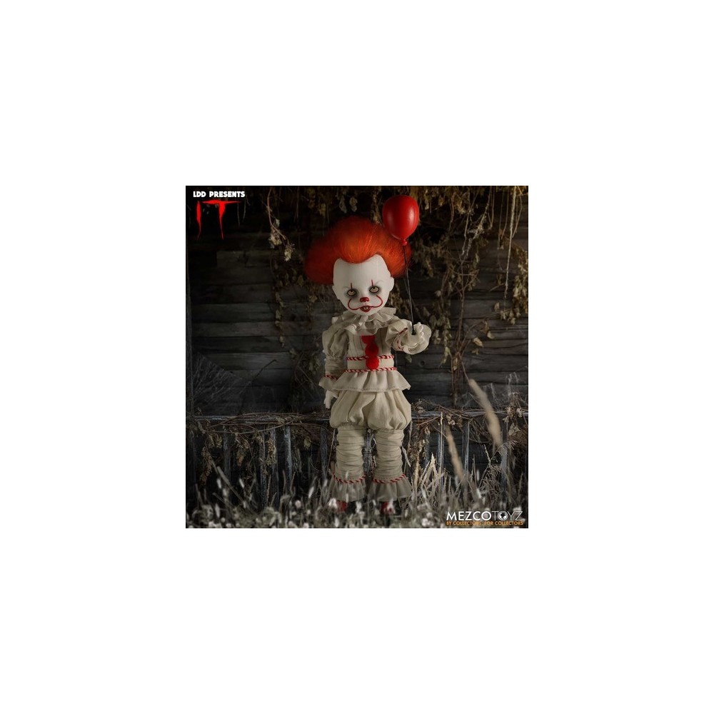 LIVING DEAD DOLLS LDD IT 2017 PENNYWISE ACTION FIGURE MEZCO TOYS