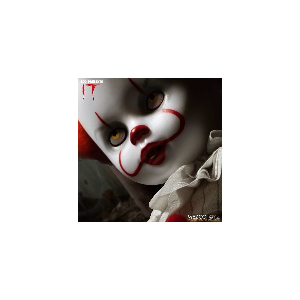 LIVING DEAD DOLLS LDD IT 2017 PENNYWISE ACTION FIGURE MEZCO TOYS