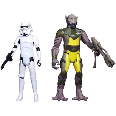 STAR WARS MISSION SERIE 2-PACK GARAZEB ORRELIOS E STORMTROOPER ACTION FIGURE HASBRO