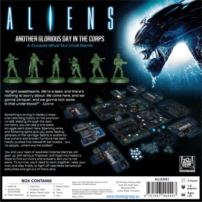 GALE FORCE NINE ALIENS ANOTHER GLORIOUS DAY IN THE CORPS - GIOCO DA TAVOLO