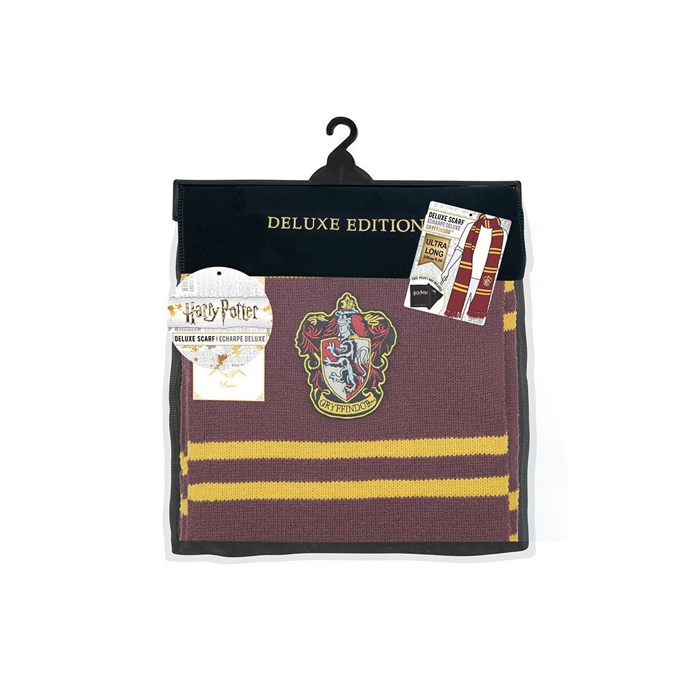 HARRY POTTER GRYFFINDOR GRIFONDORO DELUXE SCARF SCIARPA CINEREPLICAS