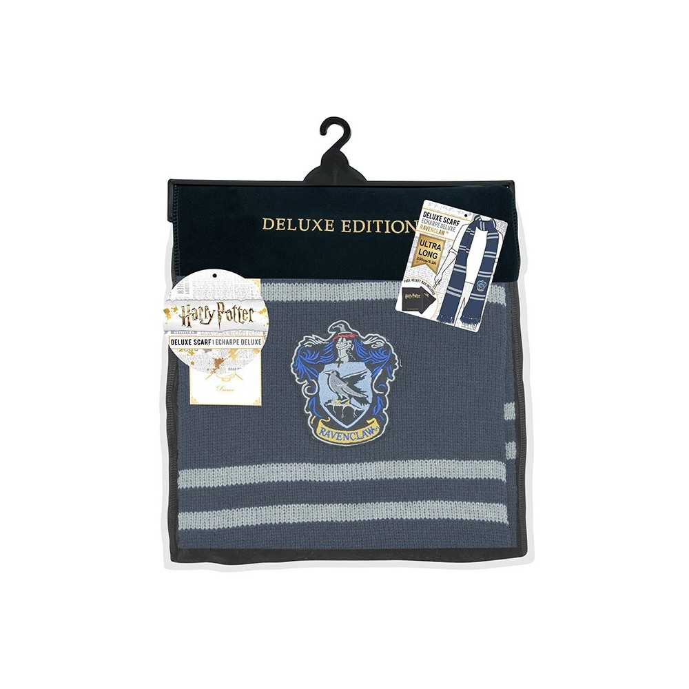 HARRY POTTER RAVENCLAW CORVONERO DELUXE SCARF SCIARPA CINEREPLICAS