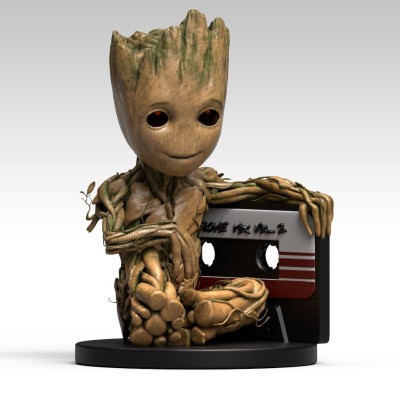 GUARDIANS OF THE GALAXY VOL.2 BABY GROOT SALVADANAIO FIGURE SEMIC