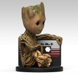 GUARDIANS OF THE GALAXY VOL.2 BABY GROOT SALVADANAIO FIGURE SEMIC