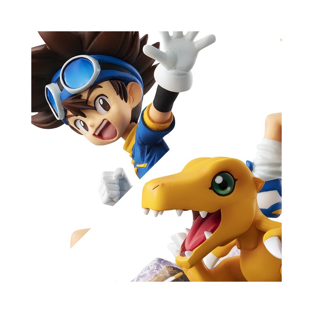 DIGIMON - YAGAMI TAIICHI AND AGUMON 20TH ANNIVERSARY 15CM STATUE FIGURE MEGAHOUSE