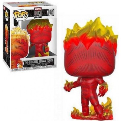 FUNKO POP! MARVEL 80TH ANNIVERSARY - THE ORIGINAL HUMAN TORCH BOBBLE HEAD FIGURE FUNKO