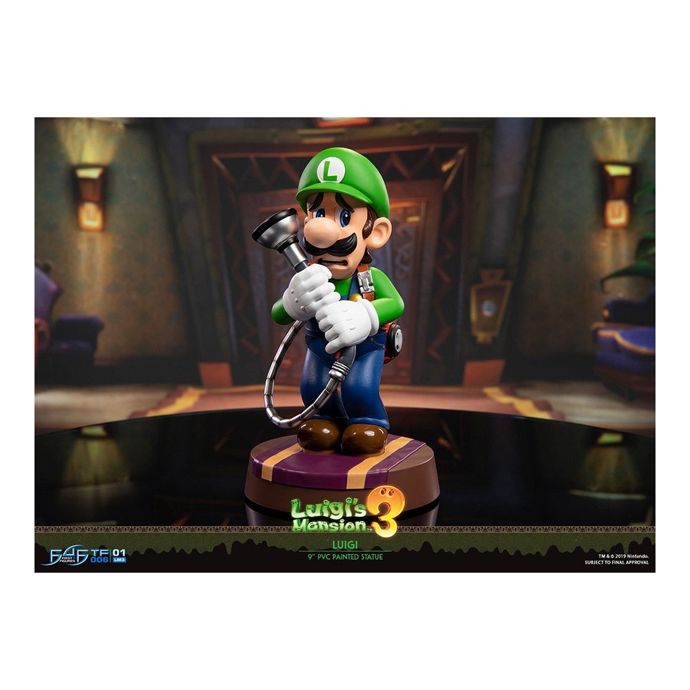 LUIGI'S MANSION 3 - LUIGI PVC STATUE 23 CM FIGURE FIRST4FIGURES