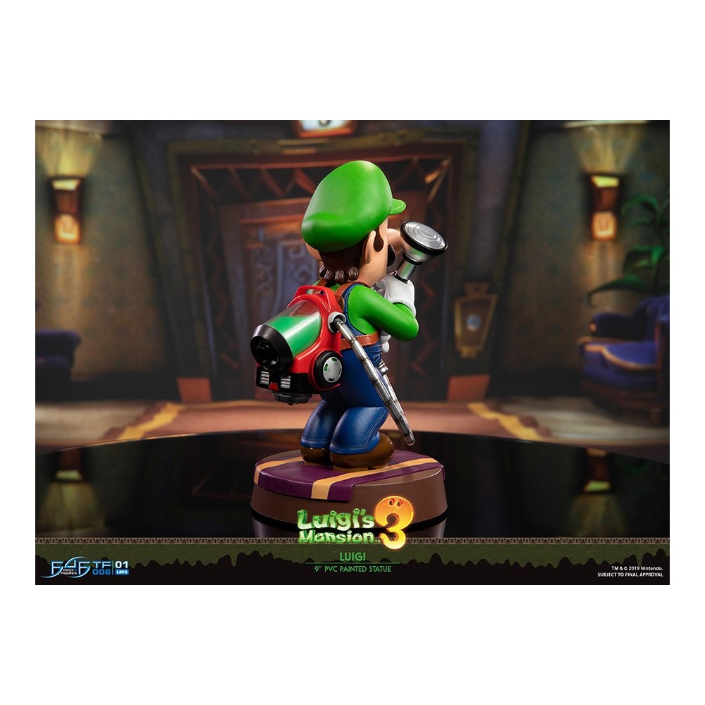 LUIGI'S MANSION 3 - LUIGI PVC STATUE 23 CM FIGURE FIRST4FIGURES