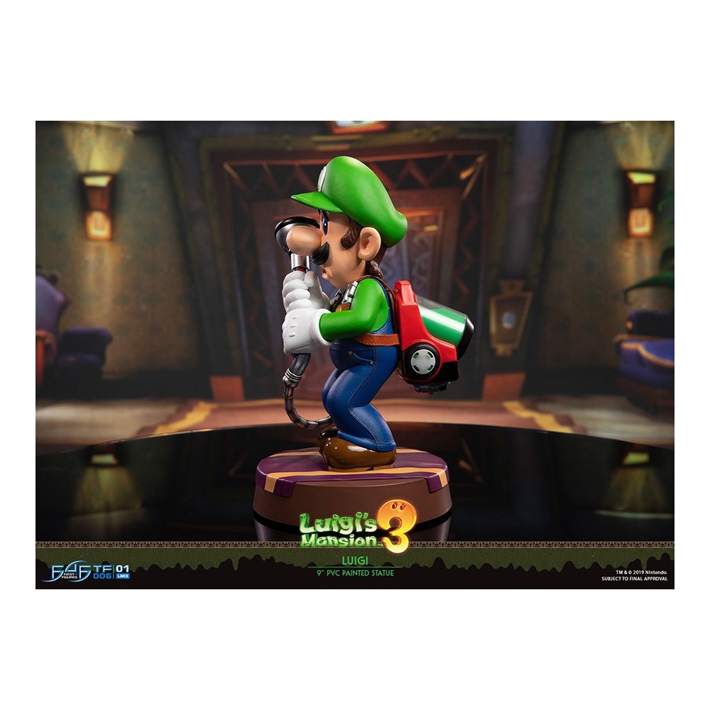 LUIGI'S MANSION 3 - LUIGI PVC STATUE 23 CM FIGURE FIRST4FIGURES