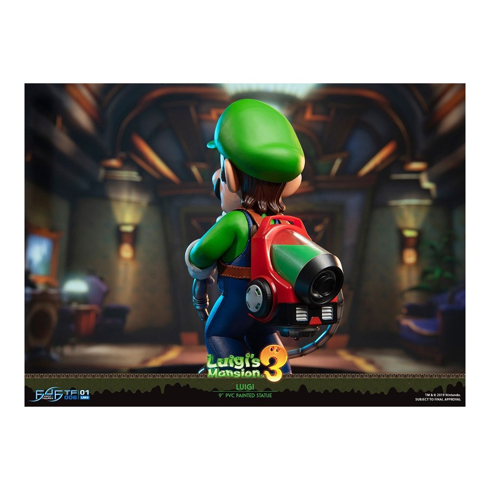 LUIGI'S MANSION 3 - LUIGI PVC STATUE 23 CM FIGURE FIRST4FIGURES