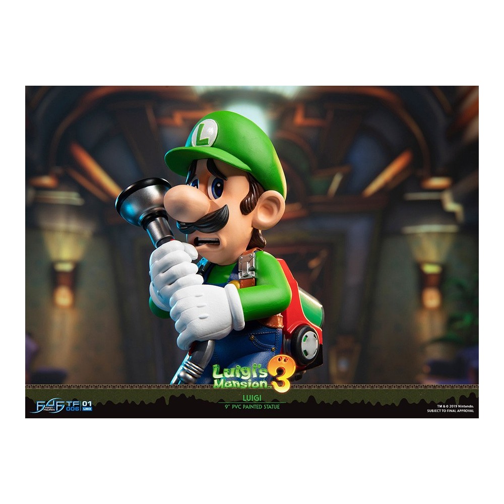 LUIGI'S MANSION 3 - LUIGI PVC STATUE 23 CM FIGURE FIRST4FIGURES