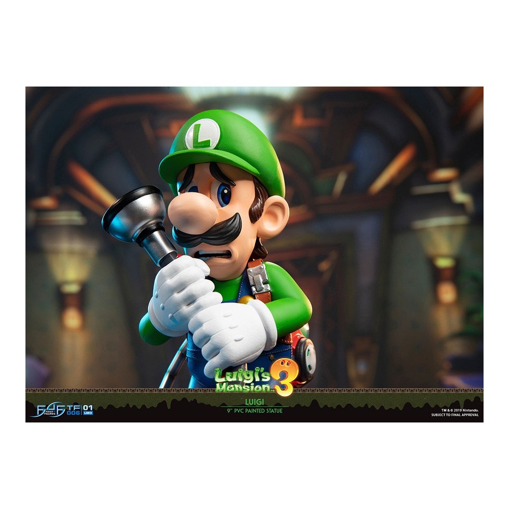 LUIGI'S MANSION 3 - LUIGI PVC STATUE 23 CM FIGURE FIRST4FIGURES