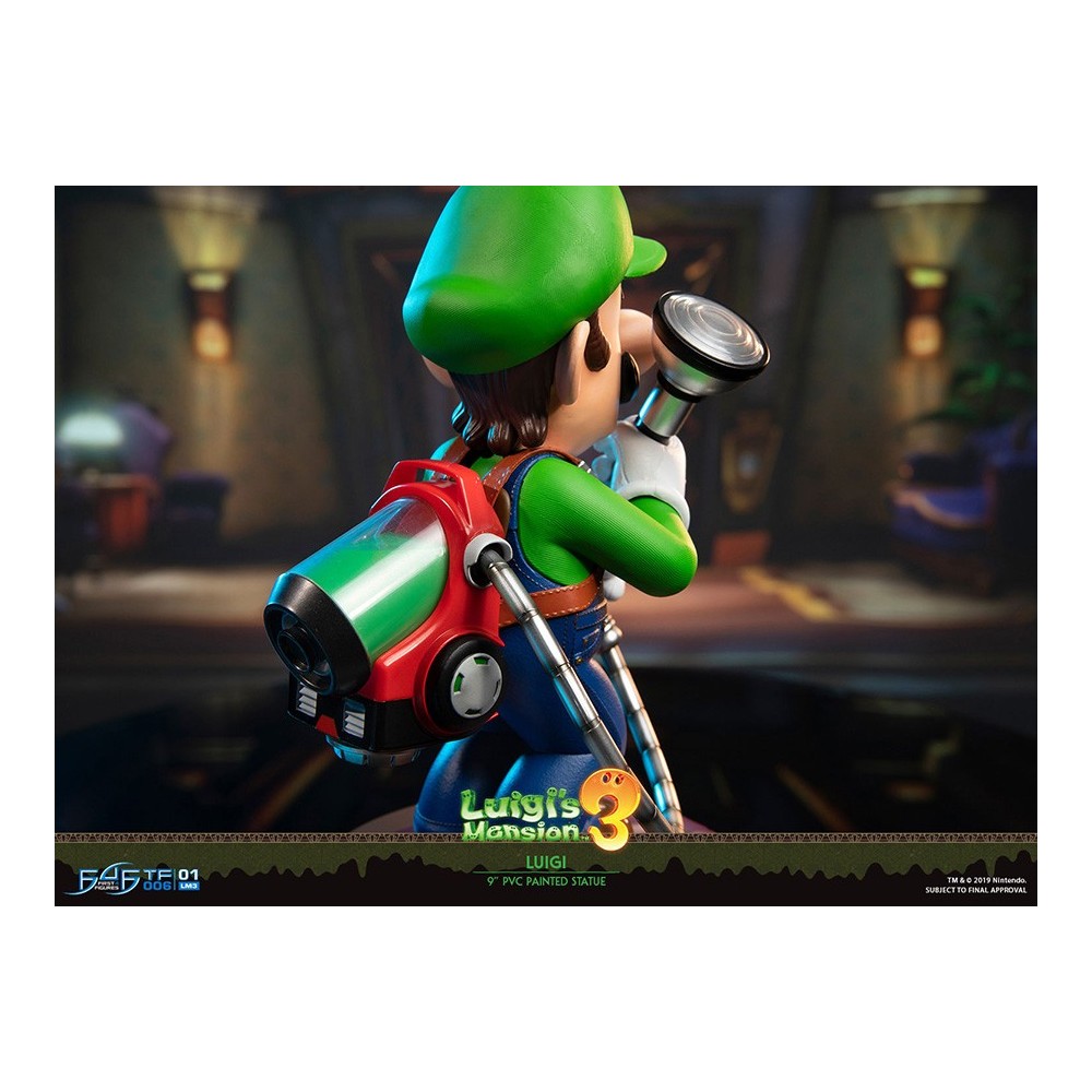 LUIGI'S MANSION 3 - LUIGI PVC STATUE 23 CM FIGURE FIRST4FIGURES