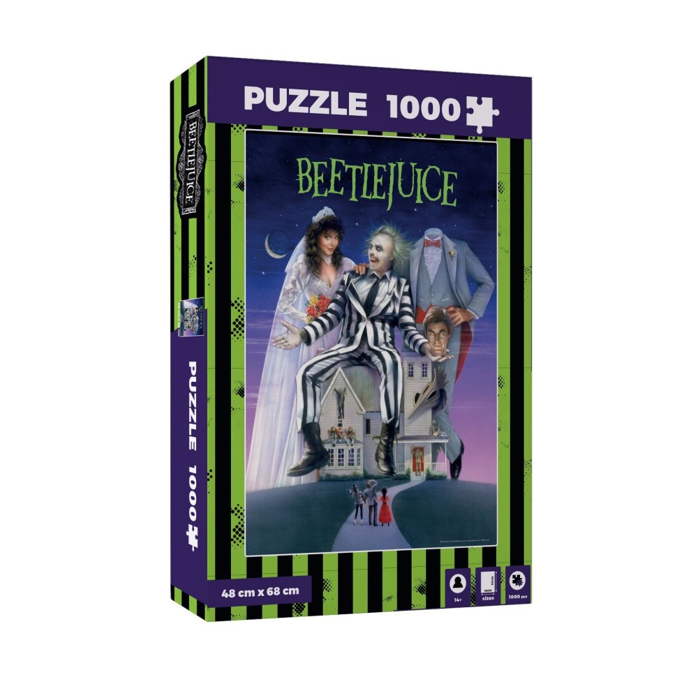 BEETLEJUICE MOVIE POSTER 1000 PIECES PEZZI JIGSAW PUZZLE 48x68cm SD TOYS