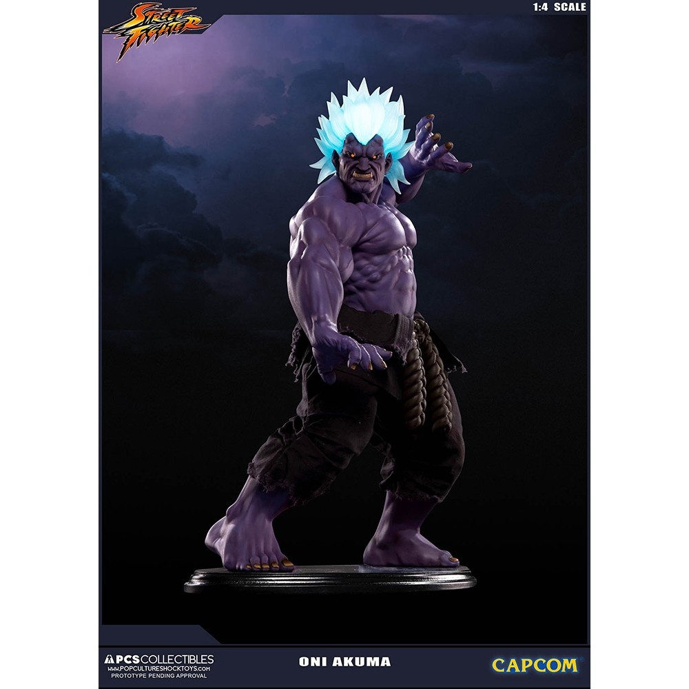 STREET FIGHTER - ONI AKUMA 1/4 45CM STATUE FIGURE POP CULTURE SHOCK COLLECTIBLES