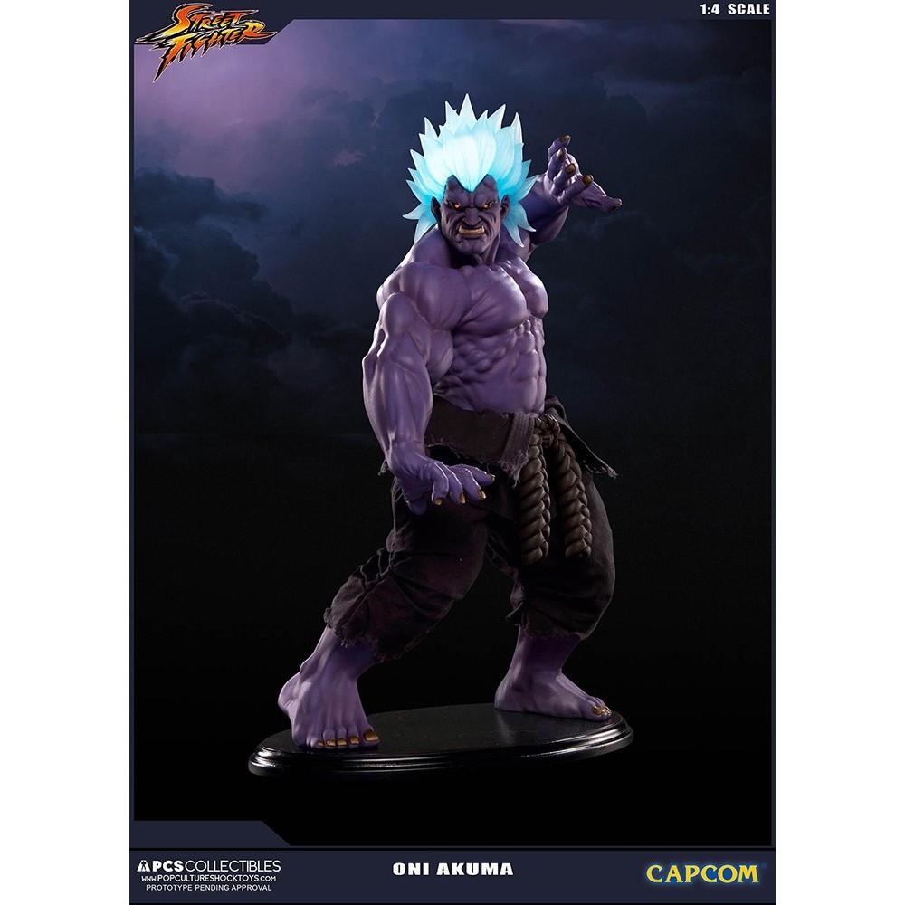 STREET FIGHTER - ONI AKUMA 1/4 45CM STATUE FIGURE POP CULTURE SHOCK COLLECTIBLES
