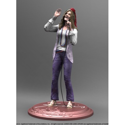 KNUCKLEBONZ ROCK ICONZ - JANIS JOPLIN 21CM RESIN STATUE FIGURE