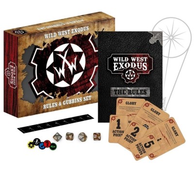 WILD WEST EXODUS RULES AND GUBBINS SET WARCRADLE STUDIOS