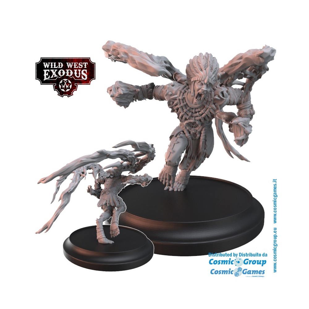 WILD WEST EXODUS DARK NATION POSSE SET RESIN MINIATURES WARCRADLE STUDIOS