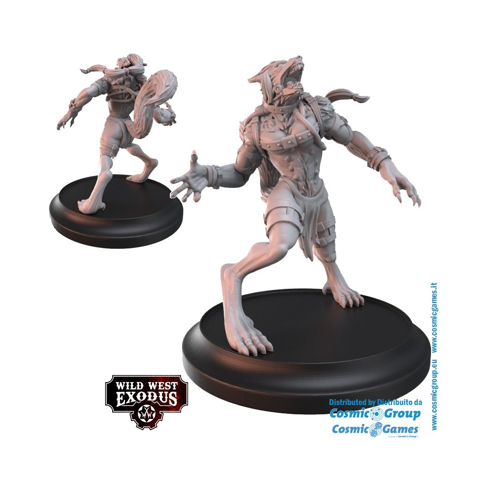 WILD WEST EXODUS DARK NATION POSSE SET RESIN MINIATURES WARCRADLE STUDIOS