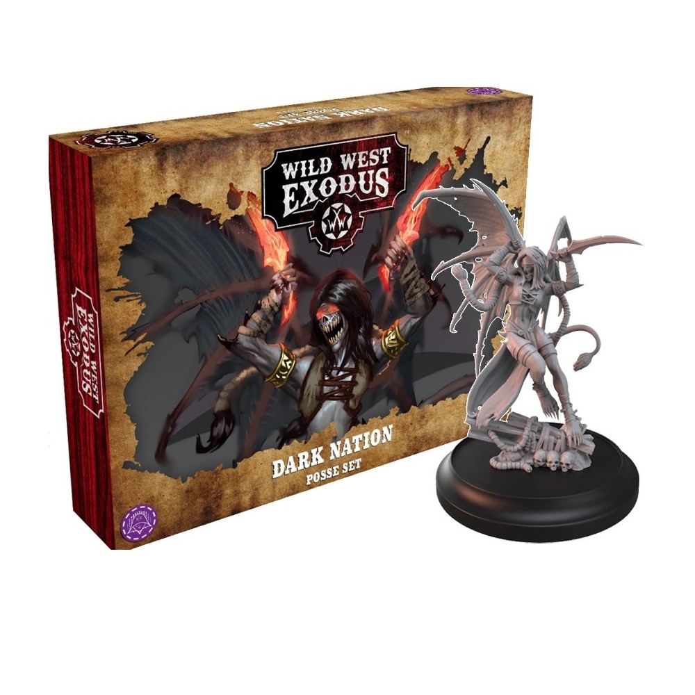 WILD WEST EXODUS DARK NATION POSSE SET RESIN MINIATURES WARCRADLE STUDIOS
