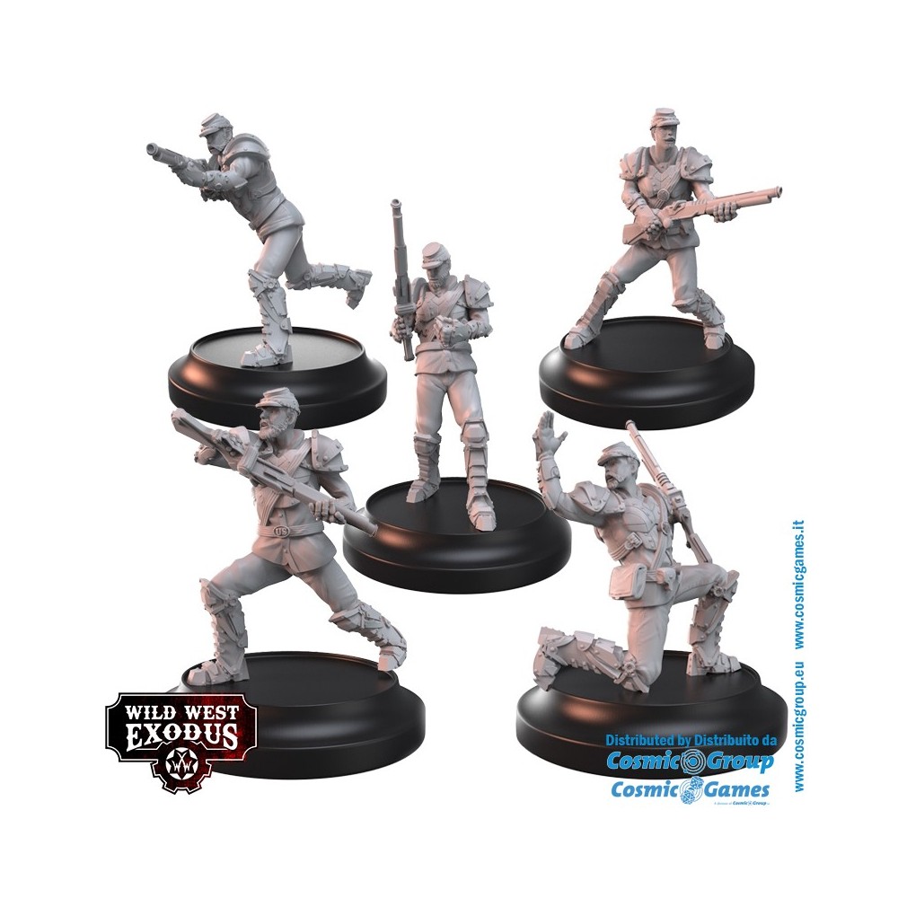 WARCRADLE STUDIOS WILD WEST EXODUS FORLON HOPE POSSE SET RESIN MINIATURES