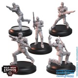 WARCRADLE STUDIOS WILD WEST EXODUS FORLON HOPE POSSE SET RESIN MINIATURES