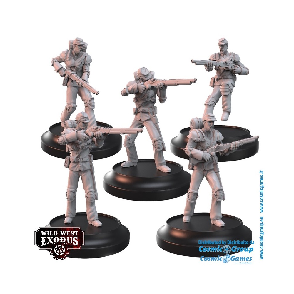 WARCRADLE STUDIOS WILD WEST EXODUS FORLON HOPE POSSE SET RESIN MINIATURES