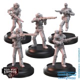 WARCRADLE STUDIOS WILD WEST EXODUS FORLON HOPE POSSE SET RESIN MINIATURES