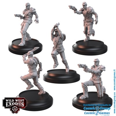 WARCRADLE STUDIOS WILD WEST EXODUS FORLON HOPE POSSE SET RESIN MINIATURES