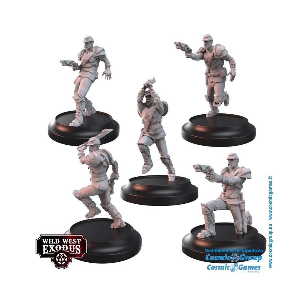 WARCRADLE STUDIOS WILD WEST EXODUS FORLON HOPE POSSE SET RESIN MINIATURES