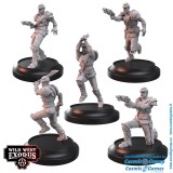 WARCRADLE STUDIOS WILD WEST EXODUS FORLON HOPE POSSE SET RESIN MINIATURES