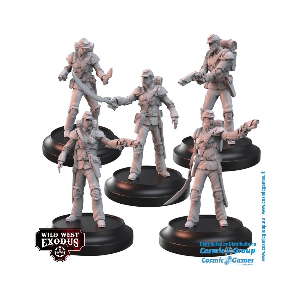 WARCRADLE STUDIOS WILD WEST EXODUS FORLON HOPE POSSE SET RESIN MINIATURES