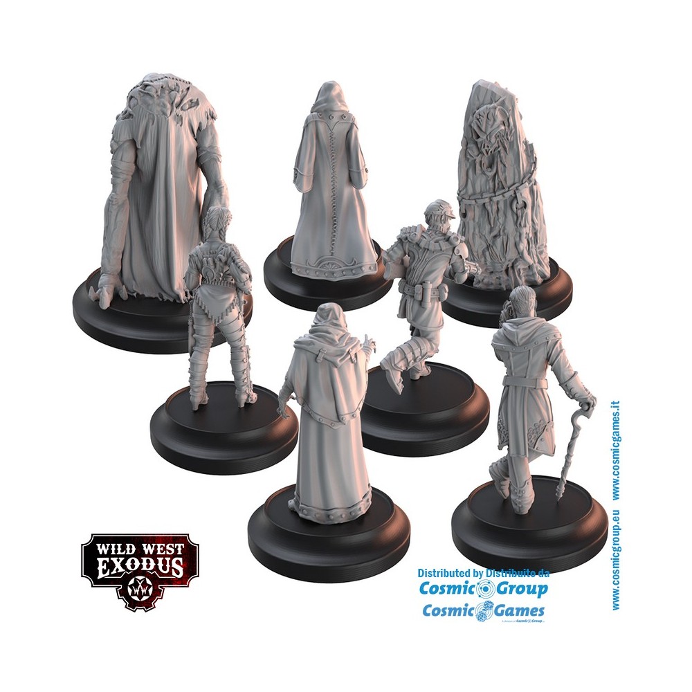 WILD WEST EXODUS ABSOLUTE POWER POSSE SET RESIN MINIATURES WARCRADLE STUDIOS