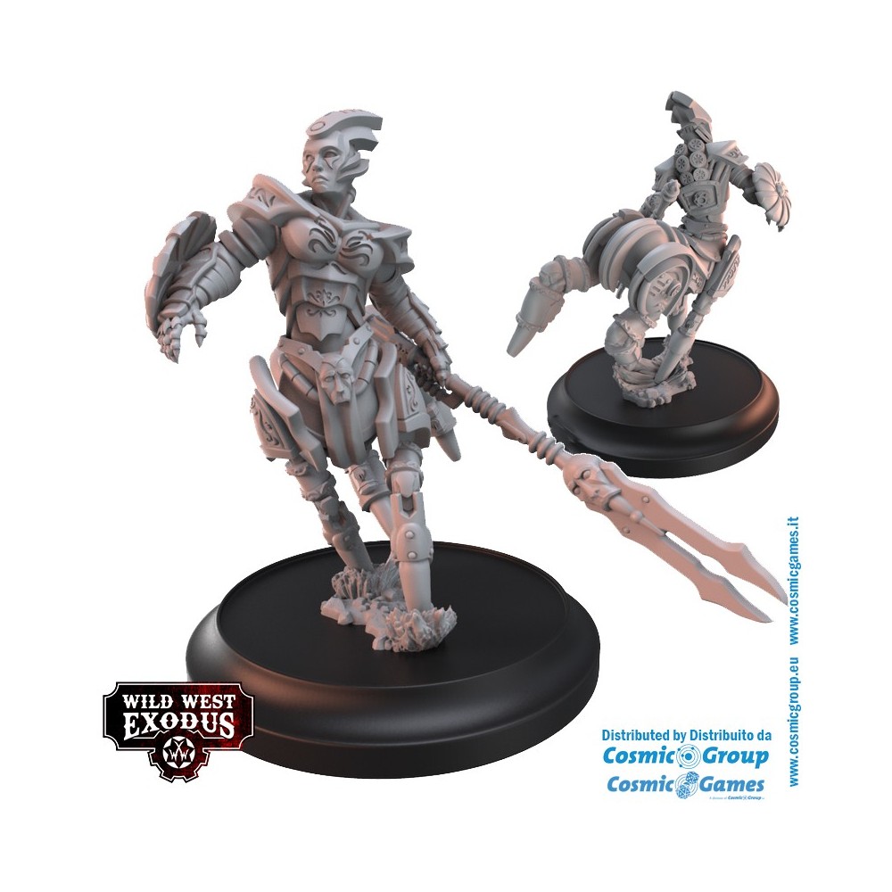 WILD WEST EXODUS DIVINE INTERVENTION POSSE SET RESIN MINIATURES WARCRADLE STUDIOS