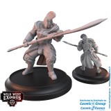 WILD WEST EXODUS DIVINE INTERVENTION POSSE SET RESIN MINIATURES WARCRADLE STUDIOS